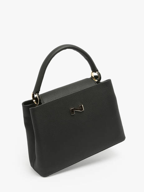 Sac à Main Magnolia Cuir Nathan baume Noir eden 3 vue secondaire 2