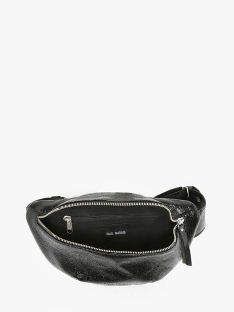Leather Éclipse Belt Bag Paul marius Black eclipse BANANECL other view 3