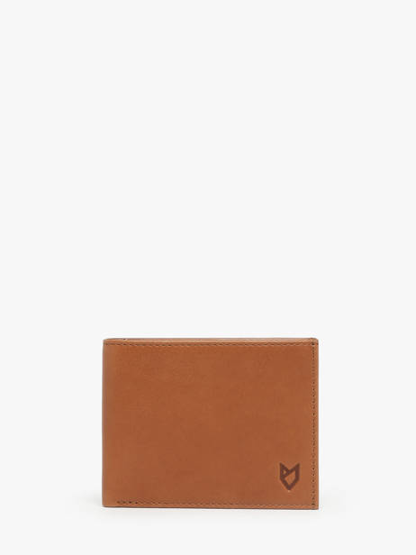 Portefeuille Bovino Cuir Yves renard Marron bovino 1906