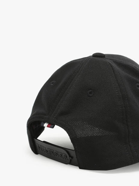Casquette Tommy hilfiger Noir th monotype AM12591 vue secondaire 2