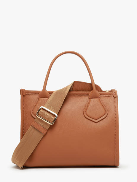 Cabas ZippÃ© S Jour Cuir Lancel Marron jour A12995 vue secondaire 4