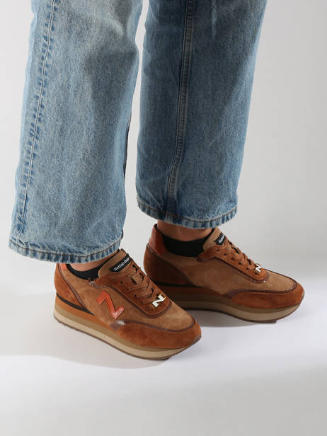 Sneakers En Cuir Nathan baume Marron accessoires 242S2603 vue secondaire 1
