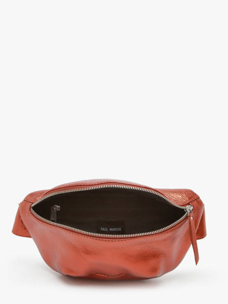 Sac Banane Ginger Cuir Paul marius Marron ginger BANANGIN vue secondaire 3
