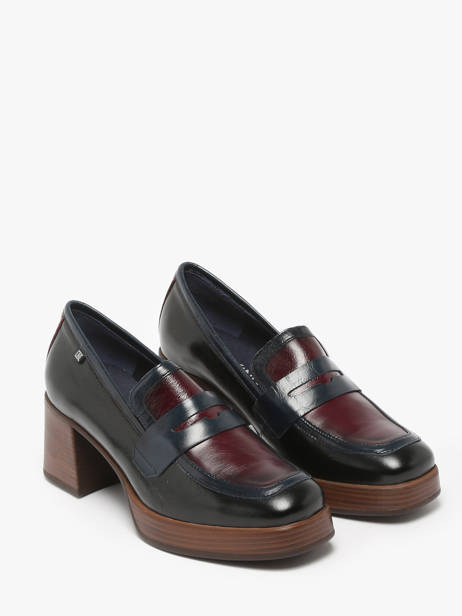 Mocassins Cristel En Cuir Dorking Multicolore women D9334 vue secondaire 1