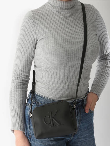 Sac Bandoulière Sculpted Calvin klein jeans Noir sculpted K612726 vue secondaire 1