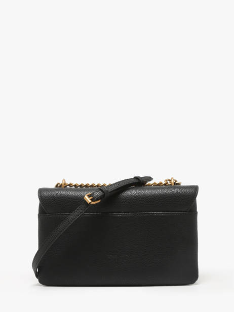 Sac Bandoulière Love Bag Soft Cuir Pinko Noir love bag soft 4528A29Q vue secondaire 4