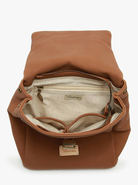 Sac à Dos Muscari Woomen Marron muscari WMUS25 vue secondaire 3
