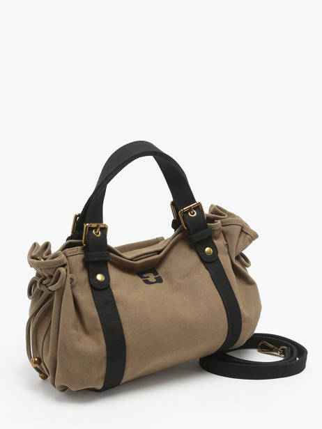 Sac 18h Canvas Coton Gerard darel Vert canvas DBS67450 vue secondaire 2