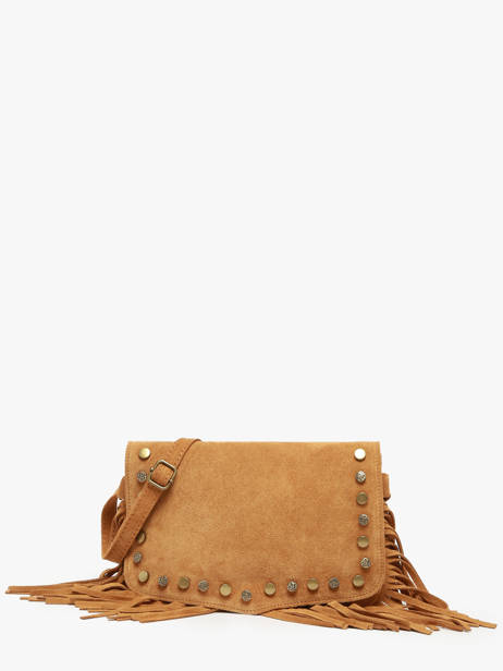 Sac Bandoulière Velvet Cuir Milano Marron velvet VE241115