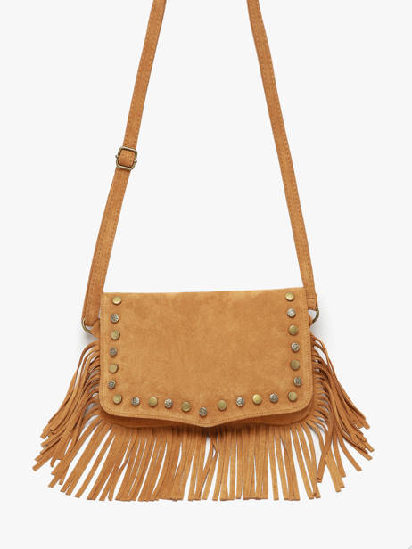 Sac Bandoulière Velvet Cuir Milano Marron velvet VE241115 vue secondaire 2