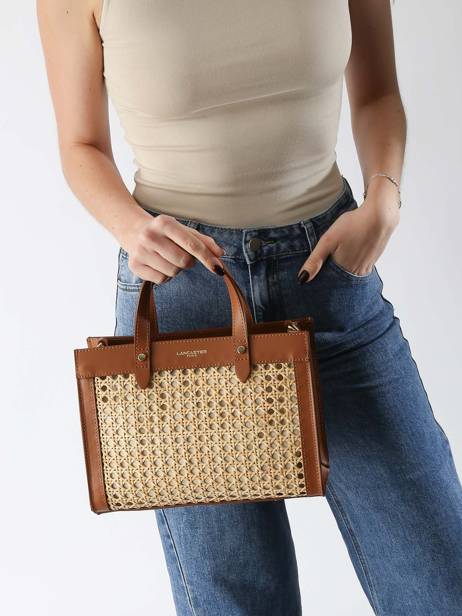 Sac Porté Main Cannage Rotin Lancaster Beige cannage rotin 114 vue secondaire 1