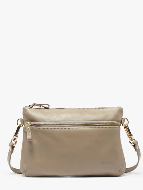 Sac BandouliÃ¨re Vicky Cuir Nat et nin Beige vintage VICKY