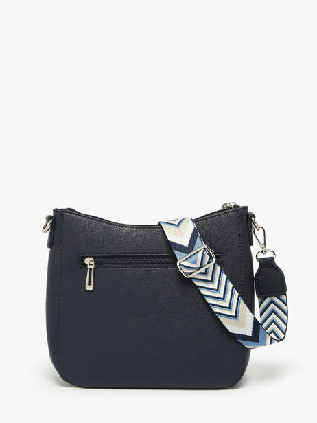 Sac Bandoulière Grained Miniprix Bleu grained F8575 vue secondaire 4