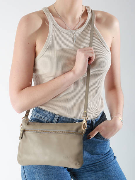 Sac BandouliÃ¨re Vicky Cuir Nat et nin Beige vintage VICKY vue secondaire 1