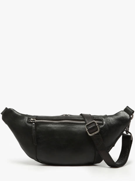 Sac Banane Heritage Cuir Biba Noir heritage HAK5L vue secondaire 4