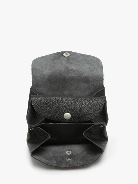 Porte-monnaie Le Gustave Cuir Paul marius Noir vintage GUSTAVEM vue secondaire 1