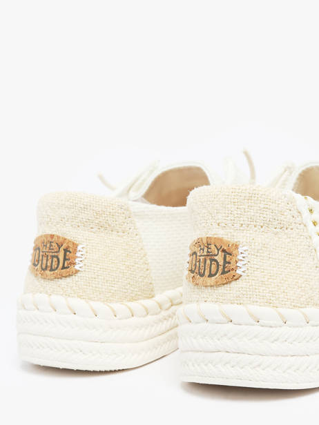Mocassins Wendy Hey dude Beige women 43681 vue secondaire 3