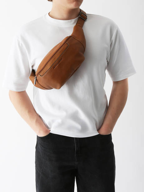 Sac Banane Arthur & aston Marron leon 4 vue secondaire 1