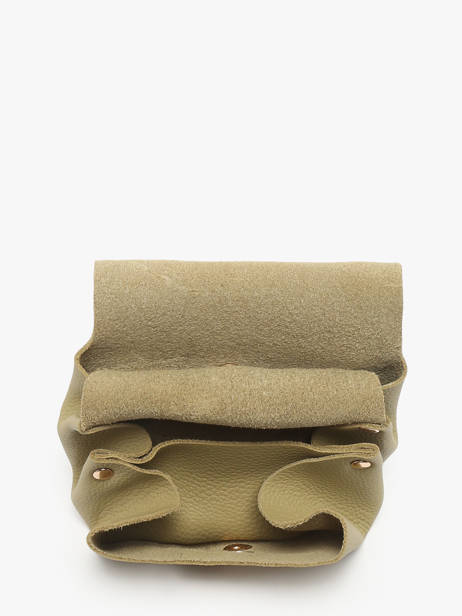 Porte-monnaie Cuir Paul marius Vert la suite GUSTASUI vue secondaire 1