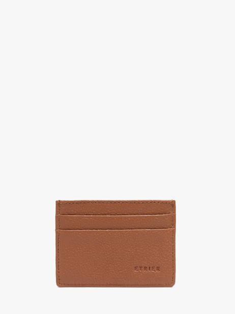Porte-cartes Madras Cuir Etrier Marron madras EMAD011 vue secondaire 2