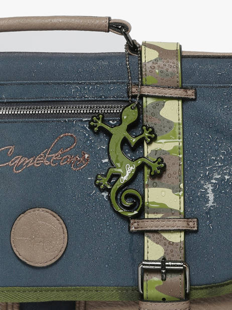 Cartable Enfant 3 Compartiments Cameleon Gris vintage urban CA41 vue secondaire 6