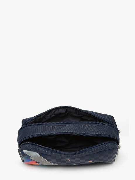 Trousse 2 Compartiments Caramel et cie Bleu fier GA vue secondaire 1