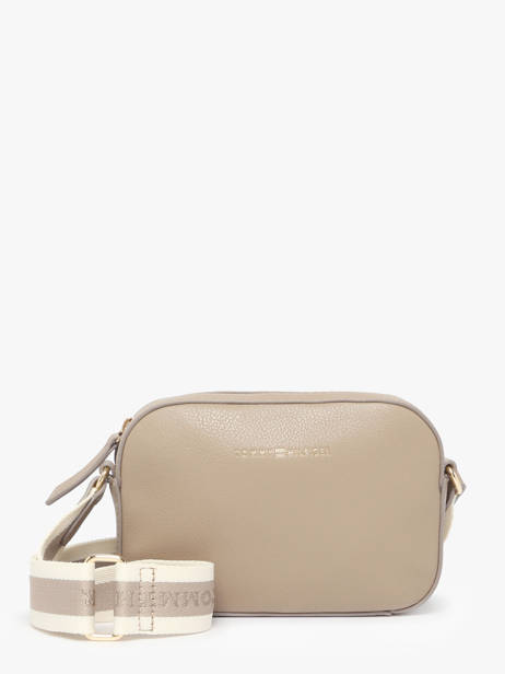 Sac Bandoulière Th Logotape Polyurethane Tommy hilfiger Marron th logotape AW17450