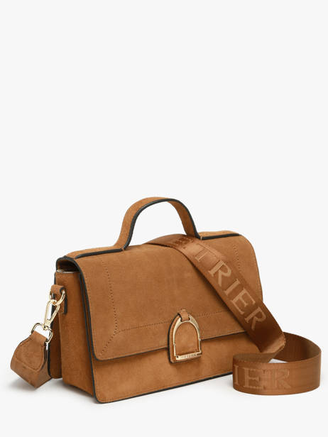 Sac Bandoulière Altesse Suede Etrier Marron altesse suede EASU048M vue secondaire 1
