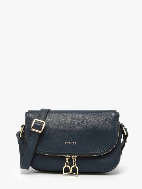Sac Bandoulière S Tradition Cuir Etrier Bleu tradition ETRA059S