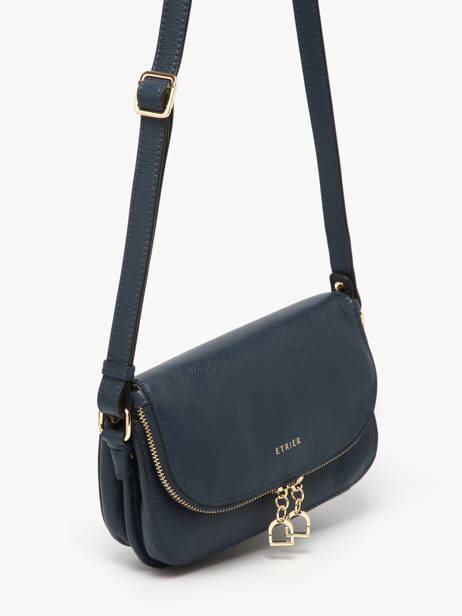 Sac Bandoulière S Tradition Cuir Etrier Bleu tradition ETRA059S vue secondaire 1
