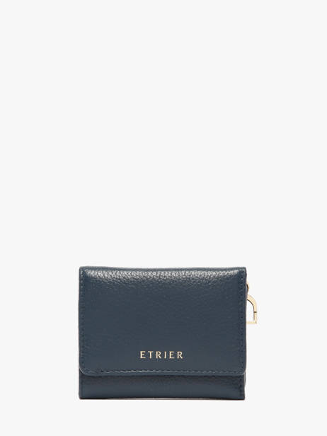 Porte-monnaie Tradition Cuir Etrier Bleu tradition ETRA095S