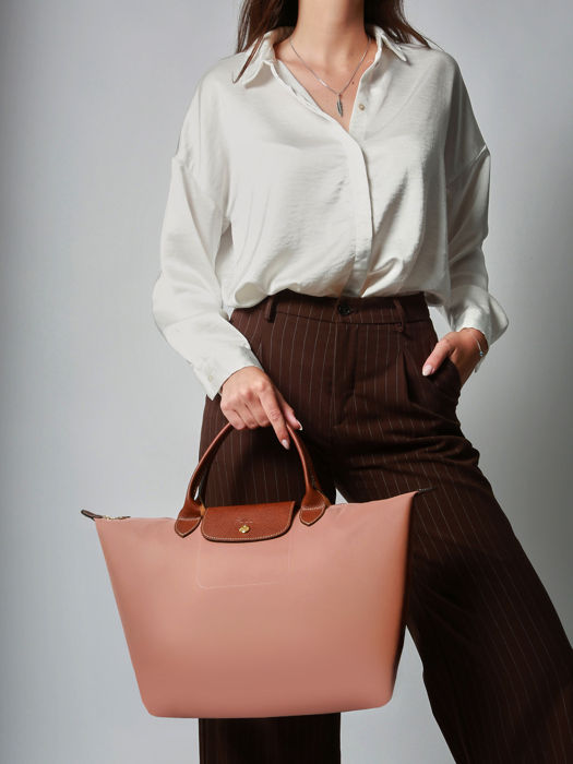 Longchamp Le pliage original Sacs portÃ© main Rose