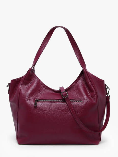 Sac Porté épaule Caviar Cuir Milano Rouge caviar CA25061 vue secondaire 4