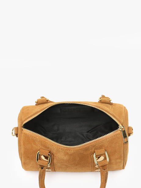 Sac à Main Velvet Cuir Milano Marron velvet VE25066 vue secondaire 3
