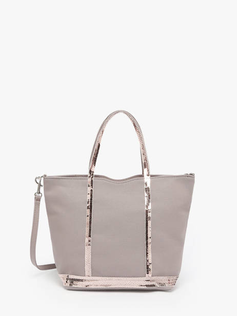 Petit Cabas Zippé Paillettes Vanessa bruno Gris cabas 1V40435