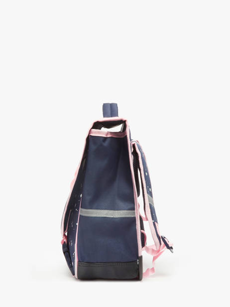 Cartable 1 Compartiment Milky kiss Bleu chitchat 3700529 vue secondaire 2