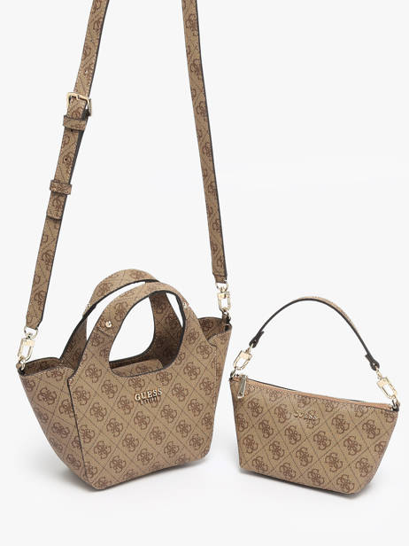 Sac Bandoulière Calista Guess Beige calista SG733475 vue secondaire 2