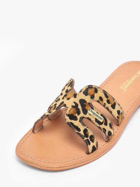 Mules Hadamia En Cuir Les tropeziennes Beige accessoires HADAMIA vue secondaire 2