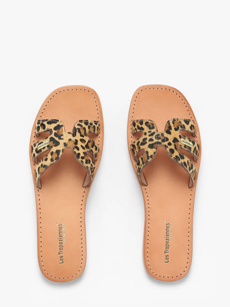 Mules Hadamia En Cuir Les tropeziennes Beige accessoires HADAMIA vue secondaire 3