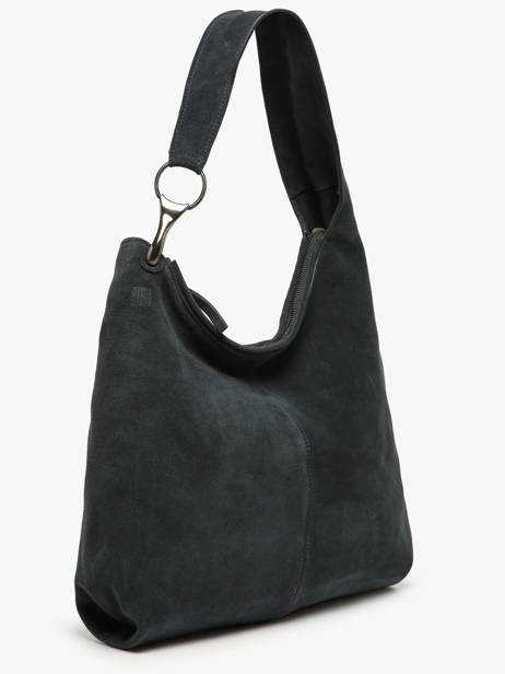 Sac Porté épaule Leather Cuir Biba Bleu leather JAP2L vue secondaire 2