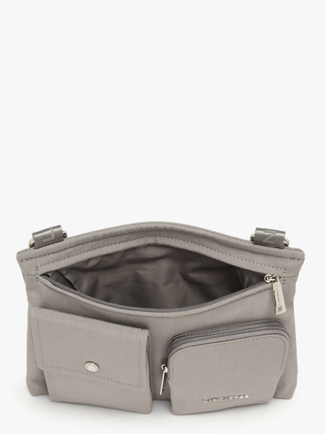 Sac Bandoulière Lancaster Gris basic pocket 90 vue secondaire 3