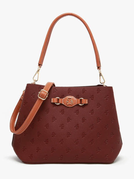 Sac Porté épaule Embossed Lulu castagnette Violet embossed YOUSRA