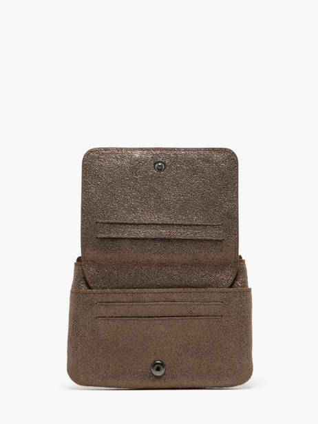 Porte-monnaie Cuir Mila louise Marron vintage 3853X vue secondaire 2
