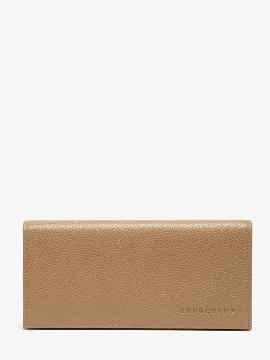 Longchamp Le foulonné Portefeuilles Beige