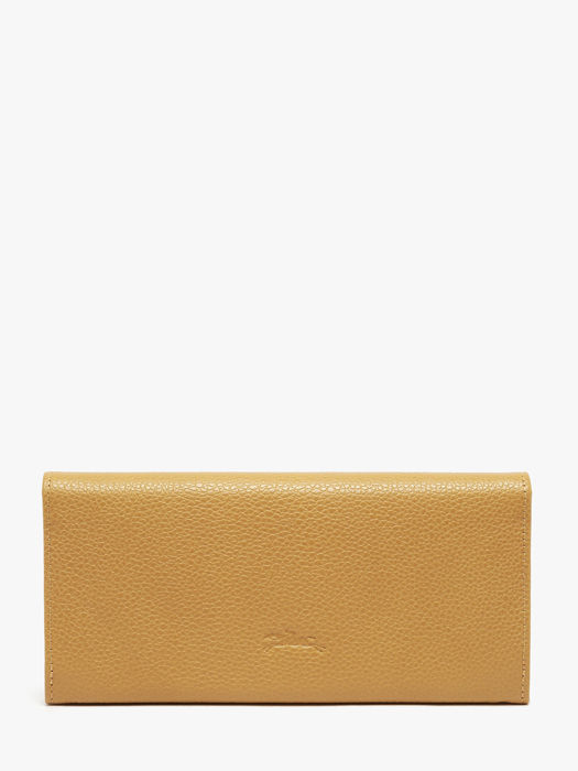Longchamp Le foulonné Portefeuilles Jaune