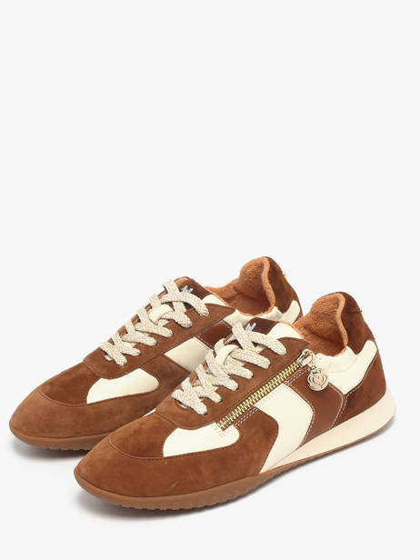 Sneakers En Cuir Mam'zelle Marron women CSGLO31 vue secondaire 1