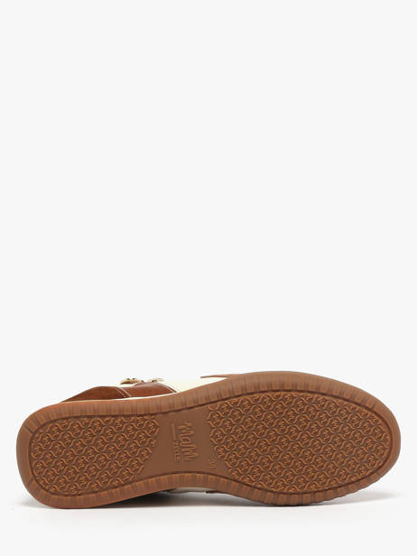 Sneakers En Cuir Mam'zelle Marron women CSGLO31 vue secondaire 4