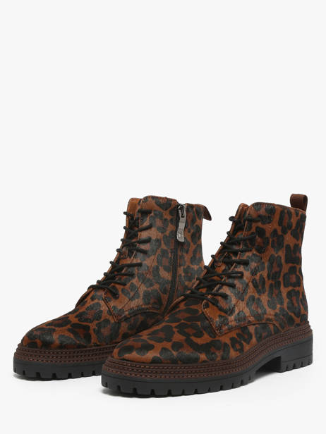 Bottines En Cuir Mam'zelle Marron women CSGOZ41 vue secondaire 1