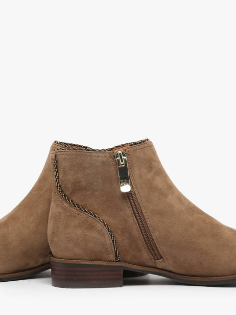 Bottines En Cuir Mam'zelle Beige women CSIRL61 vue secondaire 2