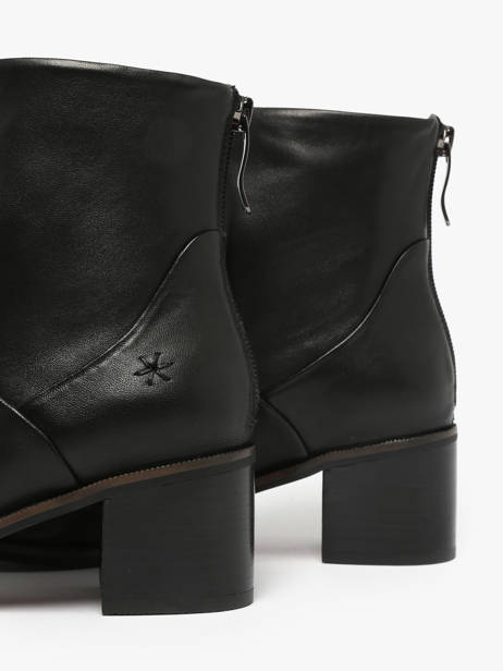 Bottines à Talon En Cuir Mam'zelle Noir women CSIUY50 vue secondaire 2